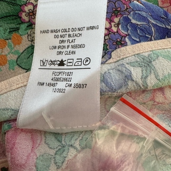 NWT Favorite Daughter The Barely Holding It Together Floral Minidress Size 8 - Picture 15 of 16